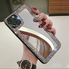 Glitter Rhinestone Phone Case For IPhone14/14Plus/14Pro/14Pro Max; iPhone13/13Mini/13Pro/13Pro Max; iPhone12/12Mini/12Pro/12Pro Max; iPhone11/11P (Phone Model: iPhone 14 Plus, Color: Silver Gray)