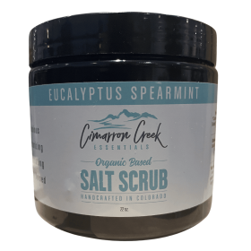 Eucalyptus Spearmint Organic Salt Scrub (size: 144oz)