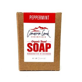 Peppermint Organic Bar Soap 5.4oz (size: Full Bar)